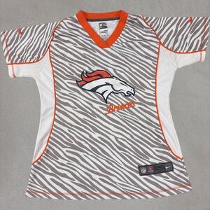 Nike Denver Broncos NFL #18 Peyton Manning Jersey Women’s Size M Breathable